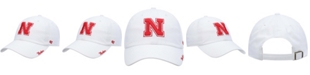 '47 Brand Women's White Nebraska Huskers Miata Clean Up Logo Adjustable Hat